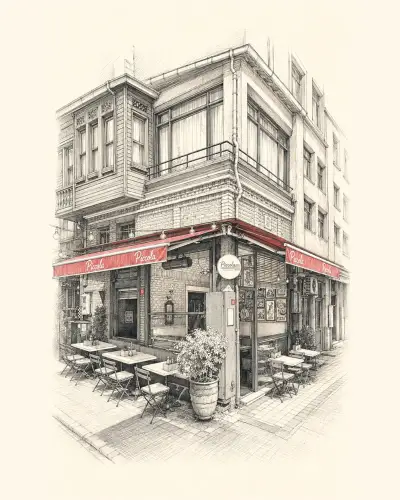 picco pizza dış mekan çizimi