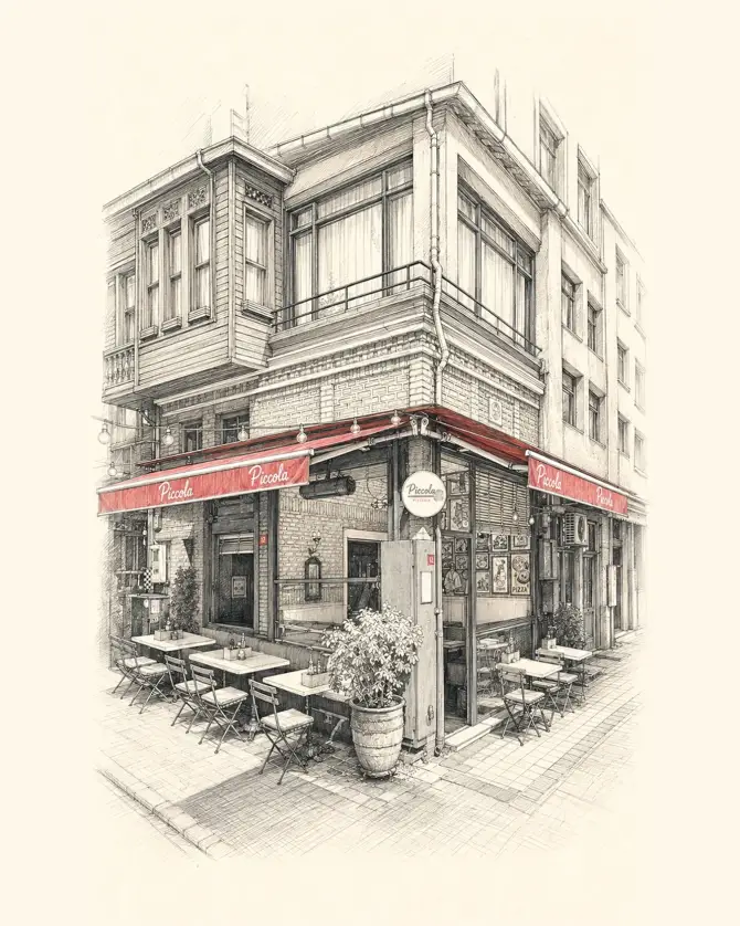 Piccola Pizzeria Arnavutköy - İstanbul Mekan Rehberi